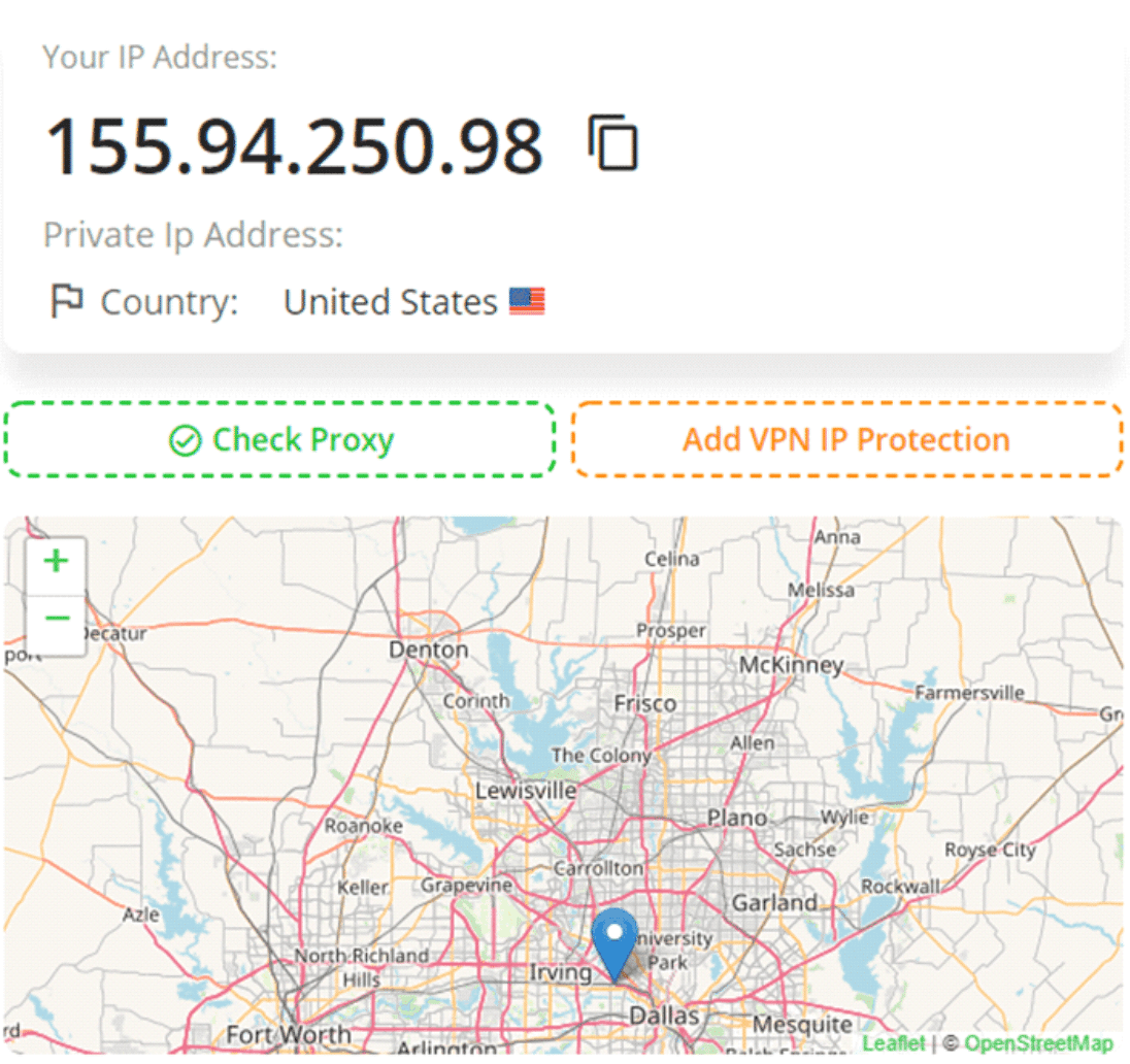 Texas Server Map 2